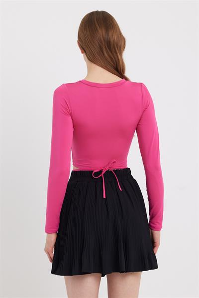 Kadın Allegro Crop  Pembe