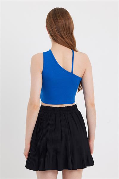 Kadın Askılı Crop Kaşkorse   Saks