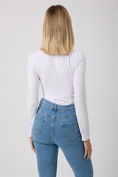 Kadın Basic body Beyaz
