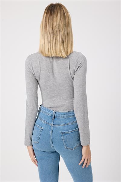 Kadın Basic body Gri