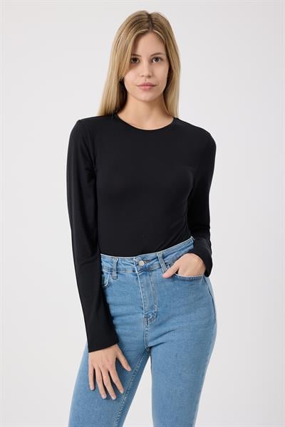 Kadın Basic body Siyah