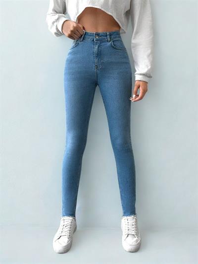 Kadın Skinny Fit Denim Jeans