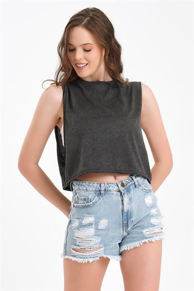 Kadın Sporcu Atlet Antrasit