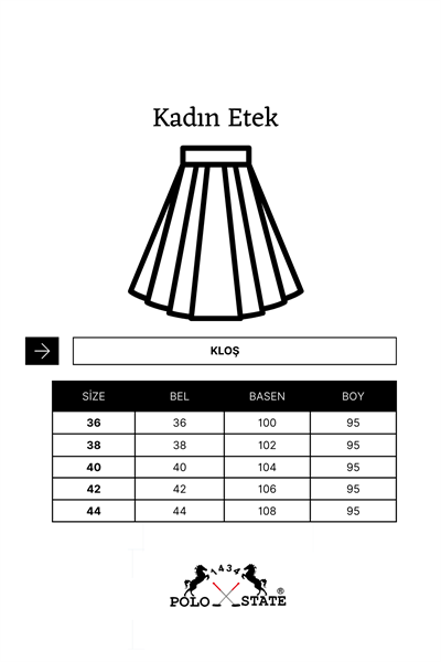 Kadın Yüksek Bel Ekose Desenli Kloş Midi Boy Etek Lacivert