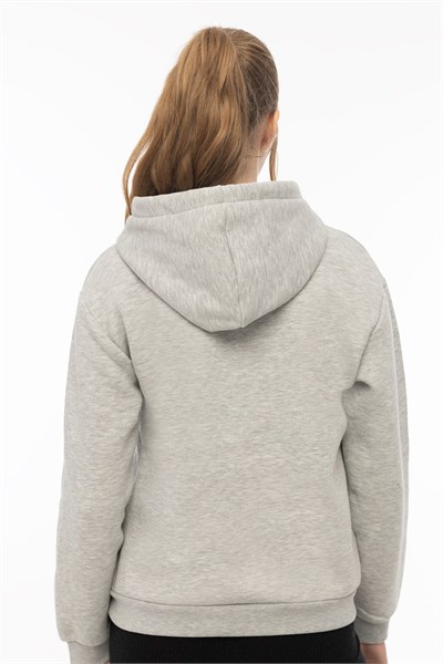 Kahve Molası 2’li Sweatshirt Seti – Ekru & Gri