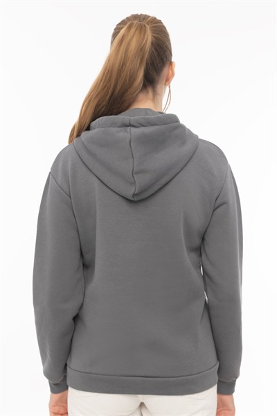 Kahve Molası 2’li Sweatshirt Seti – Gri & Füme