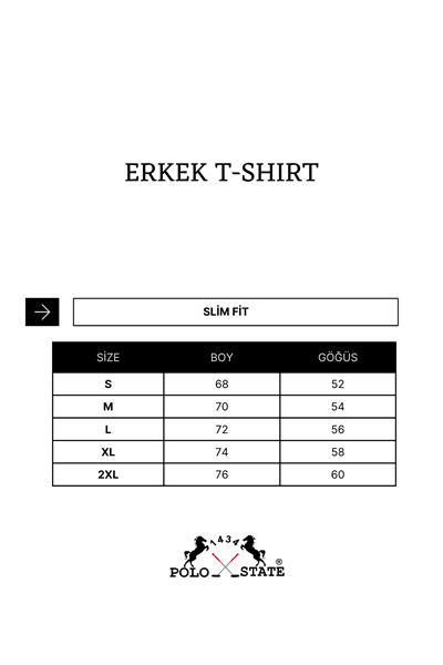 Siyah Slim Fit Basic Erkek Tişört – Dar Kesim Pamuklu Günlük
