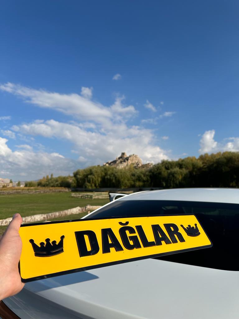  Kişiye Özel Araç Dekor  Plakalık