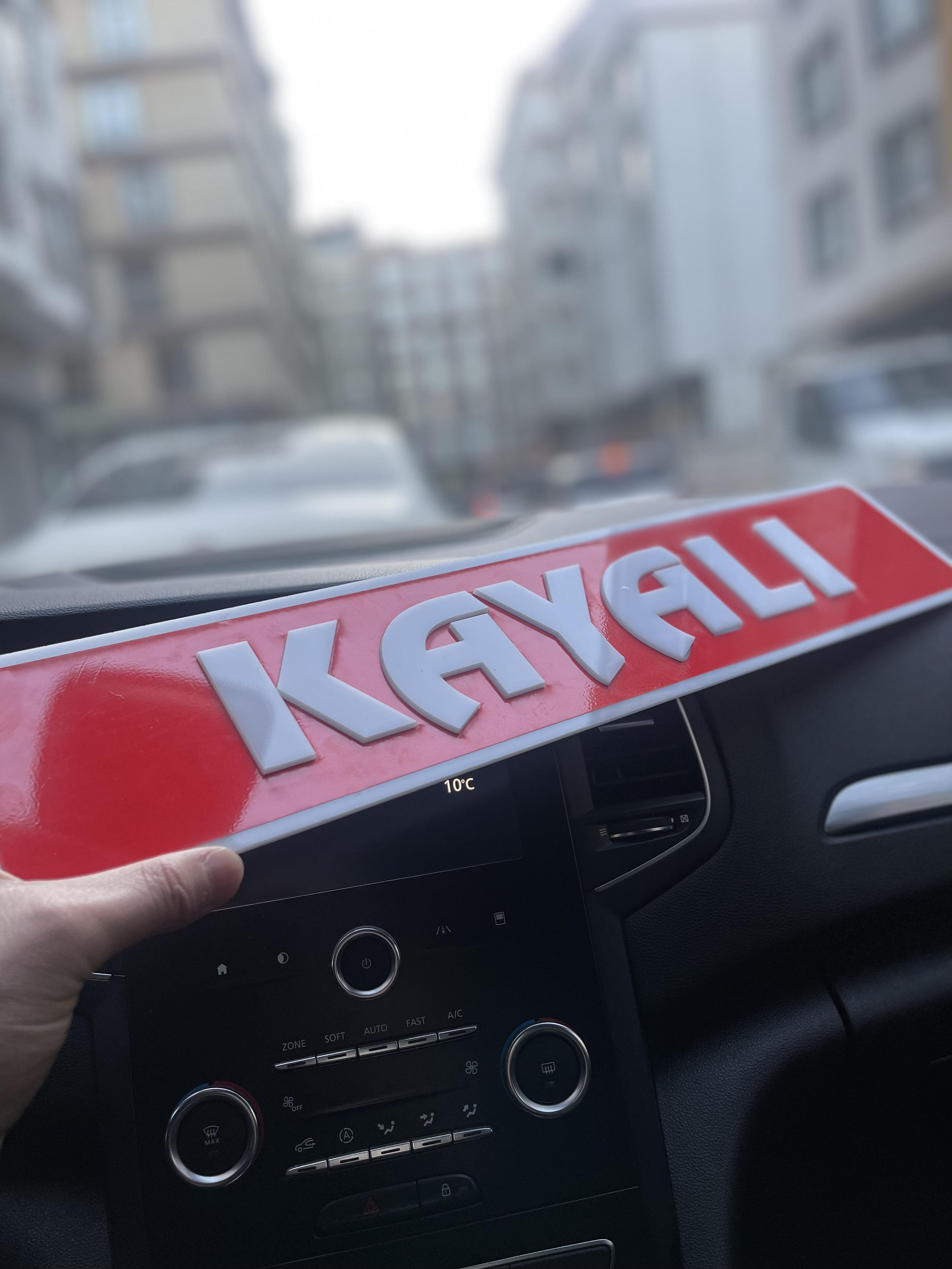 Firma İsimli Kişiye Özel Dekor Plaka