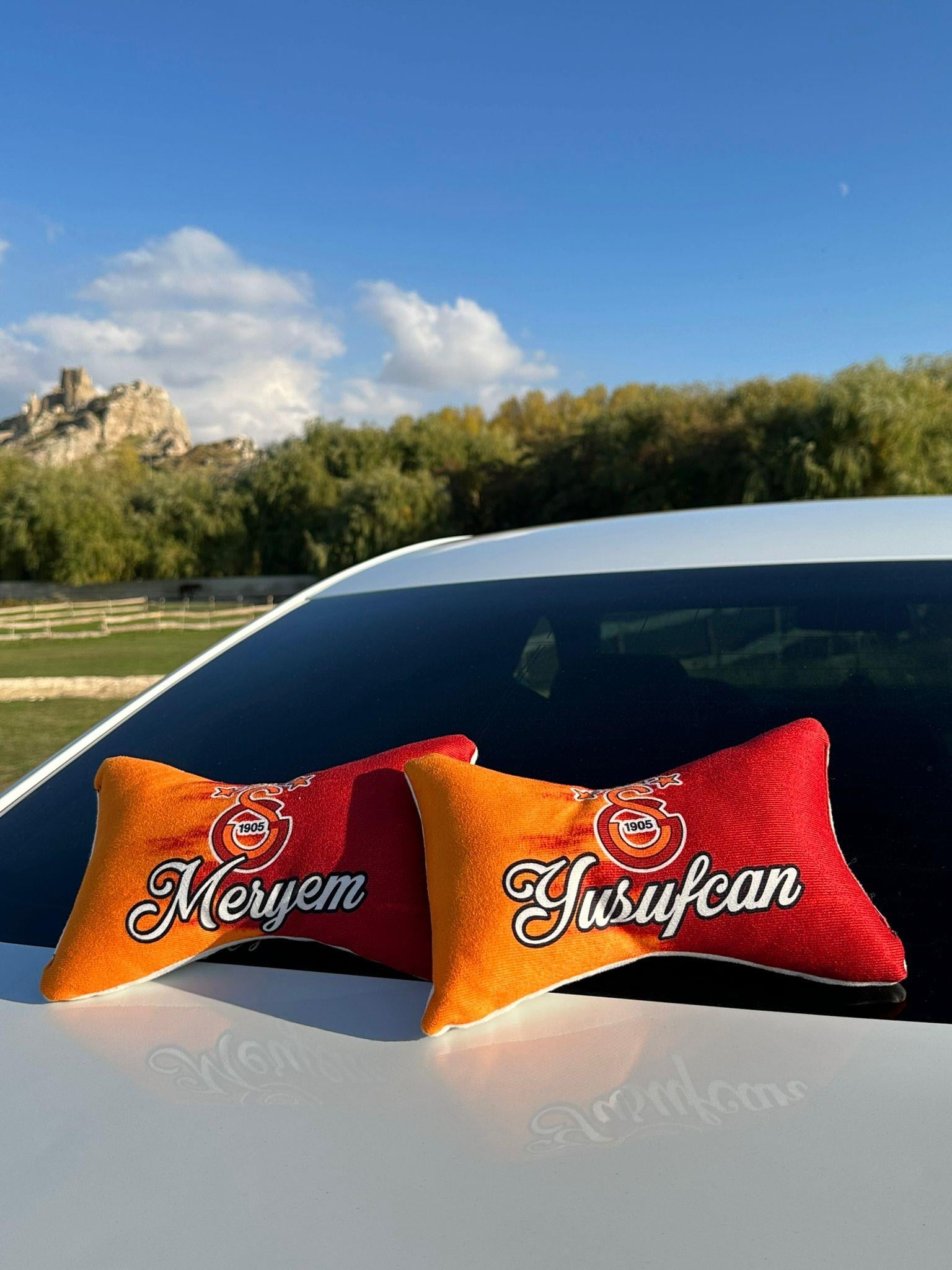 Takım Logolu Kişiye Özel Araç Boyun Yastığı