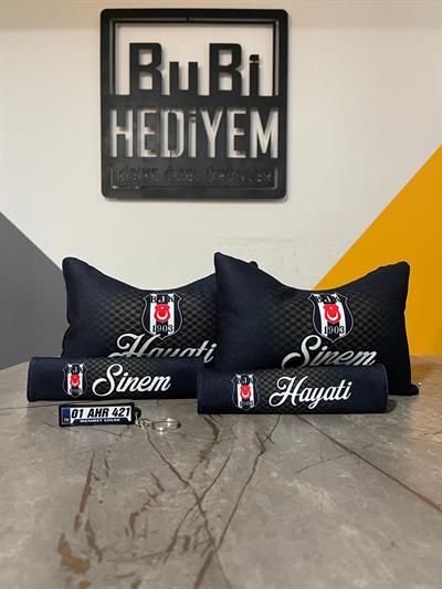 Kemer Kılıfı & Boyun Yastığı 2'li Set Takım Logolu