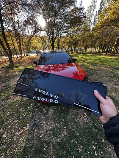 Matt Seri Full Pleksi Araç Logolu Kişiye Özel Plakalık