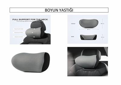 Memory Ortopedik Boyun Yastığı Gri