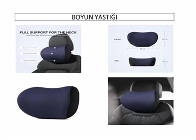 Memory Ortopedik Boyun Yastığı Lacivert