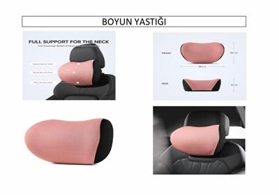 Memory Ortopedik Boyun Yastığı Pembe