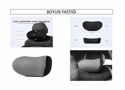 Memory Ortopedik Boyun Yastığı Siyah