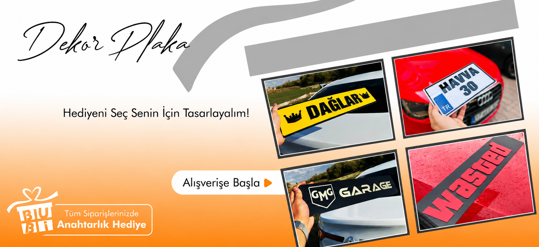 Araç Dekor Plaka