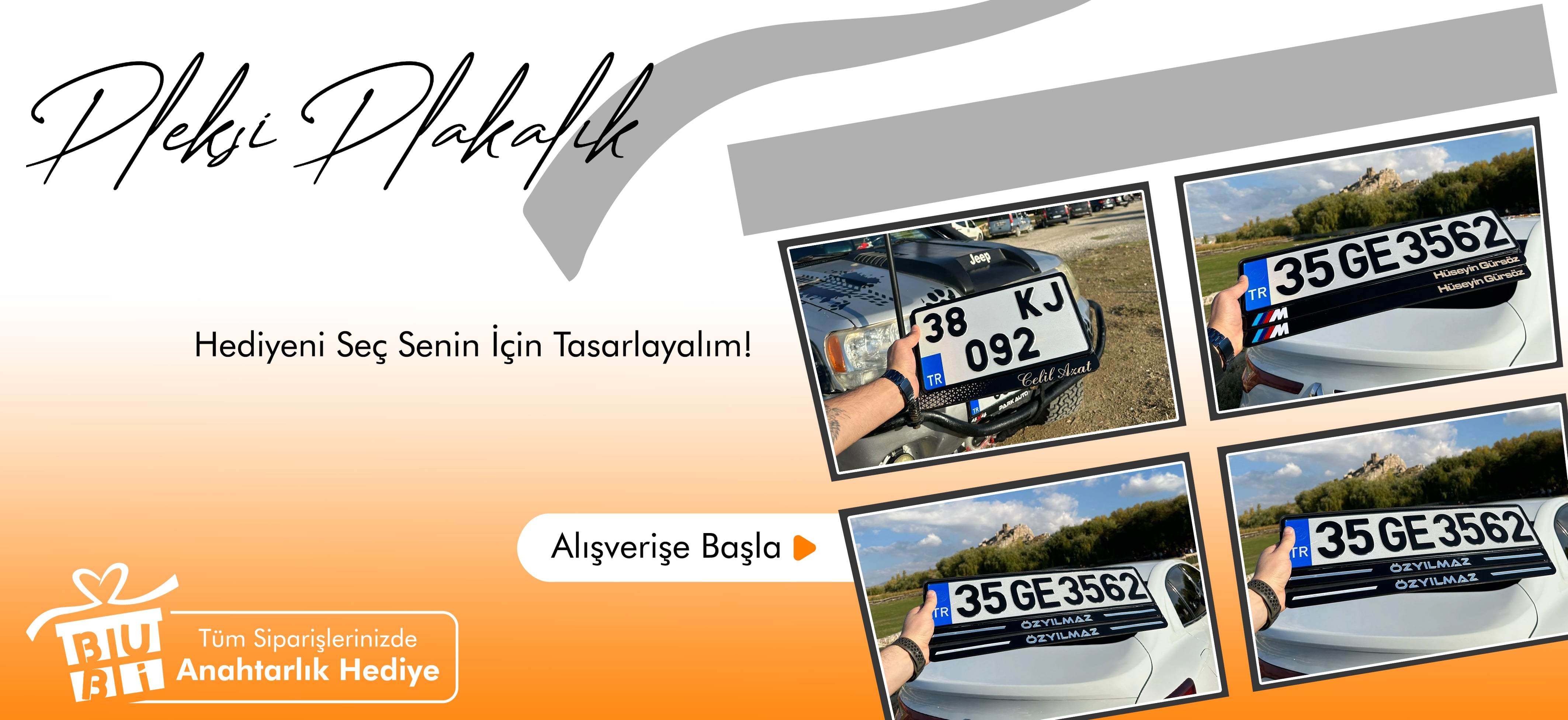 Araç Pleksi Plakalık