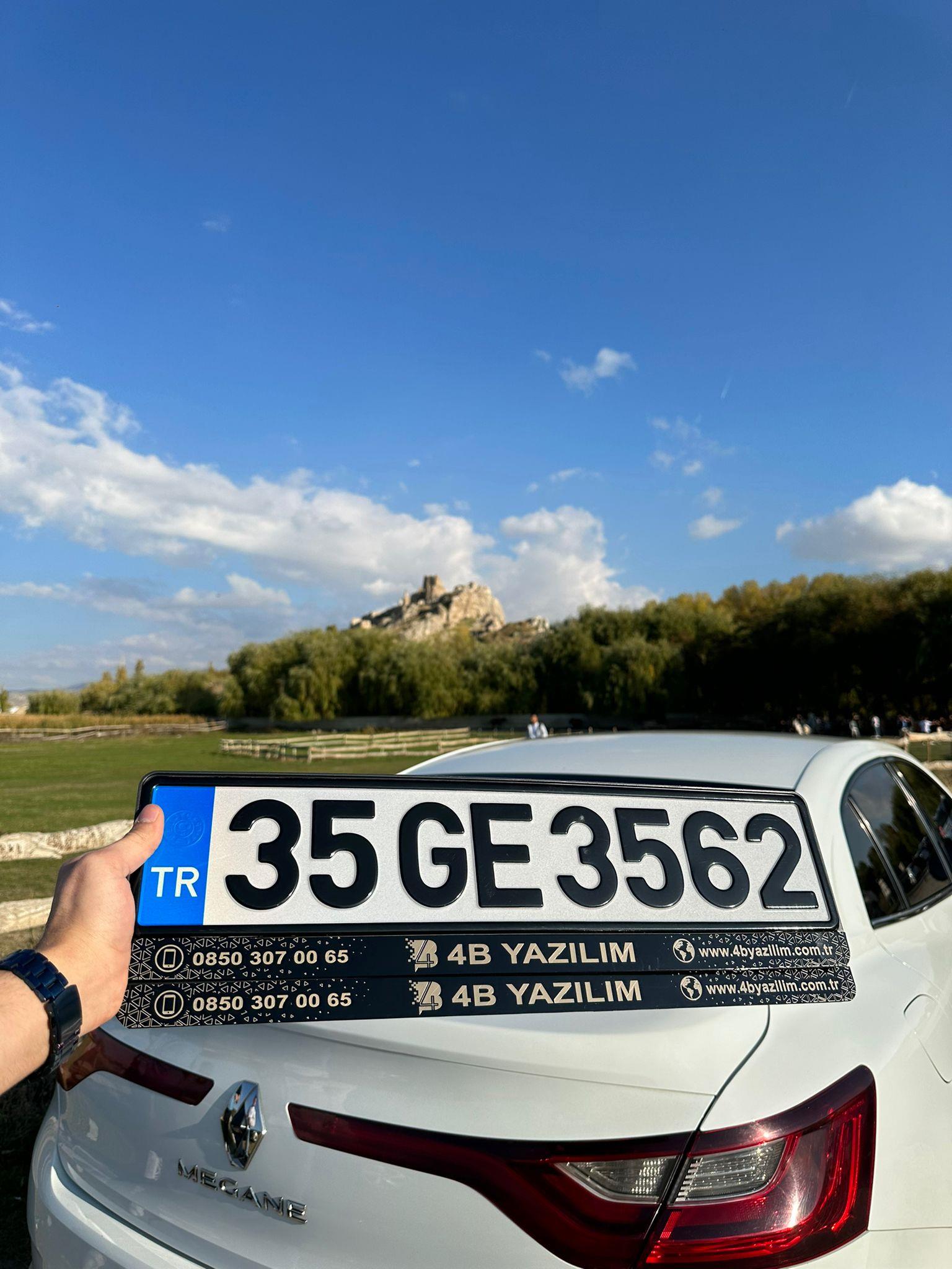  Kişiye Özel Araç Plakalık