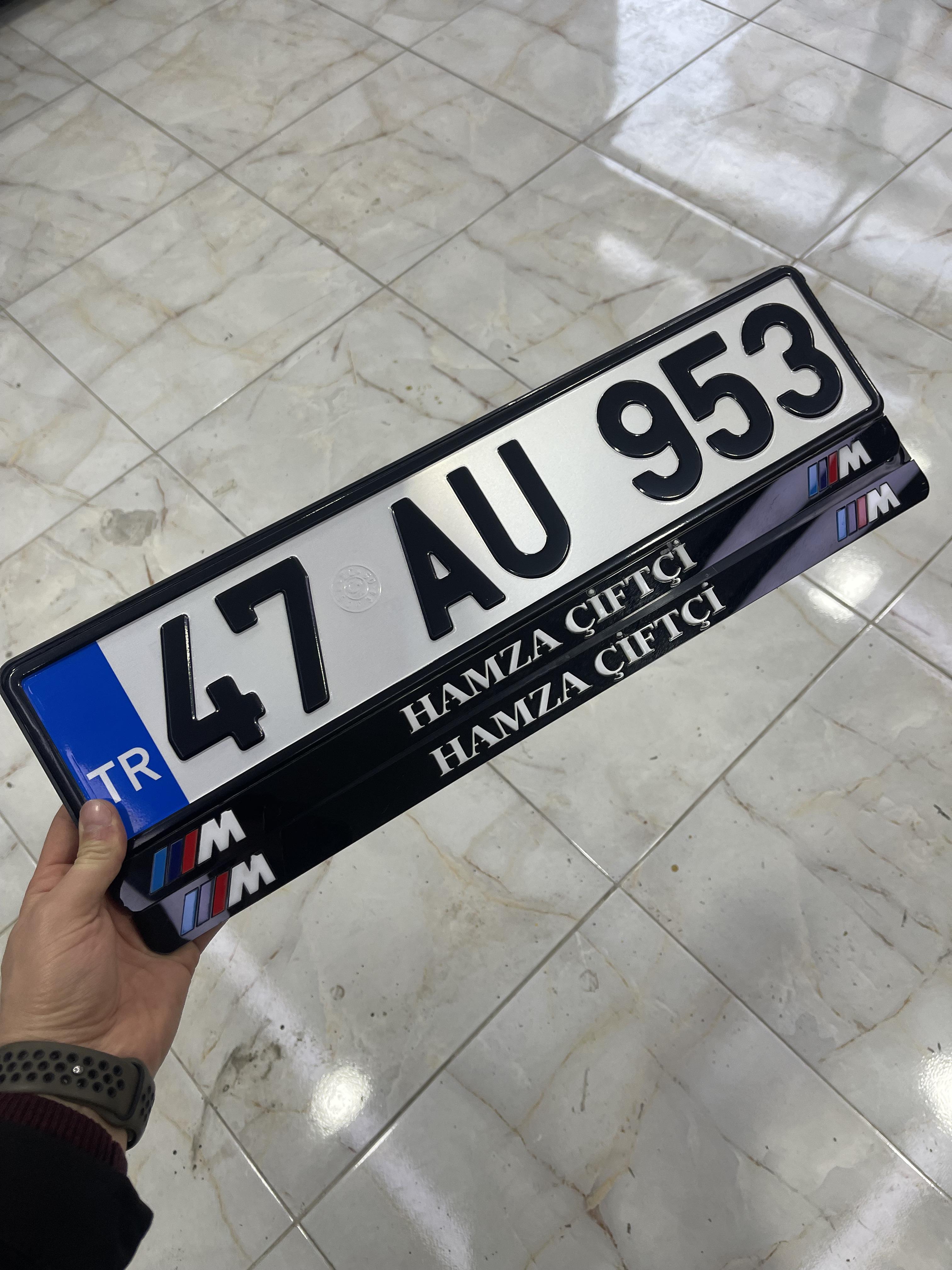 Araç Logolu 3d Kişiye Özel Araç Plakalık