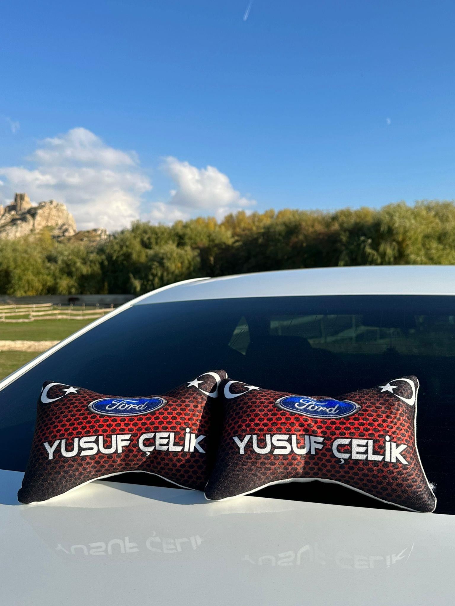 Araç Logolu Kişiye Özel Boyun Yastığı