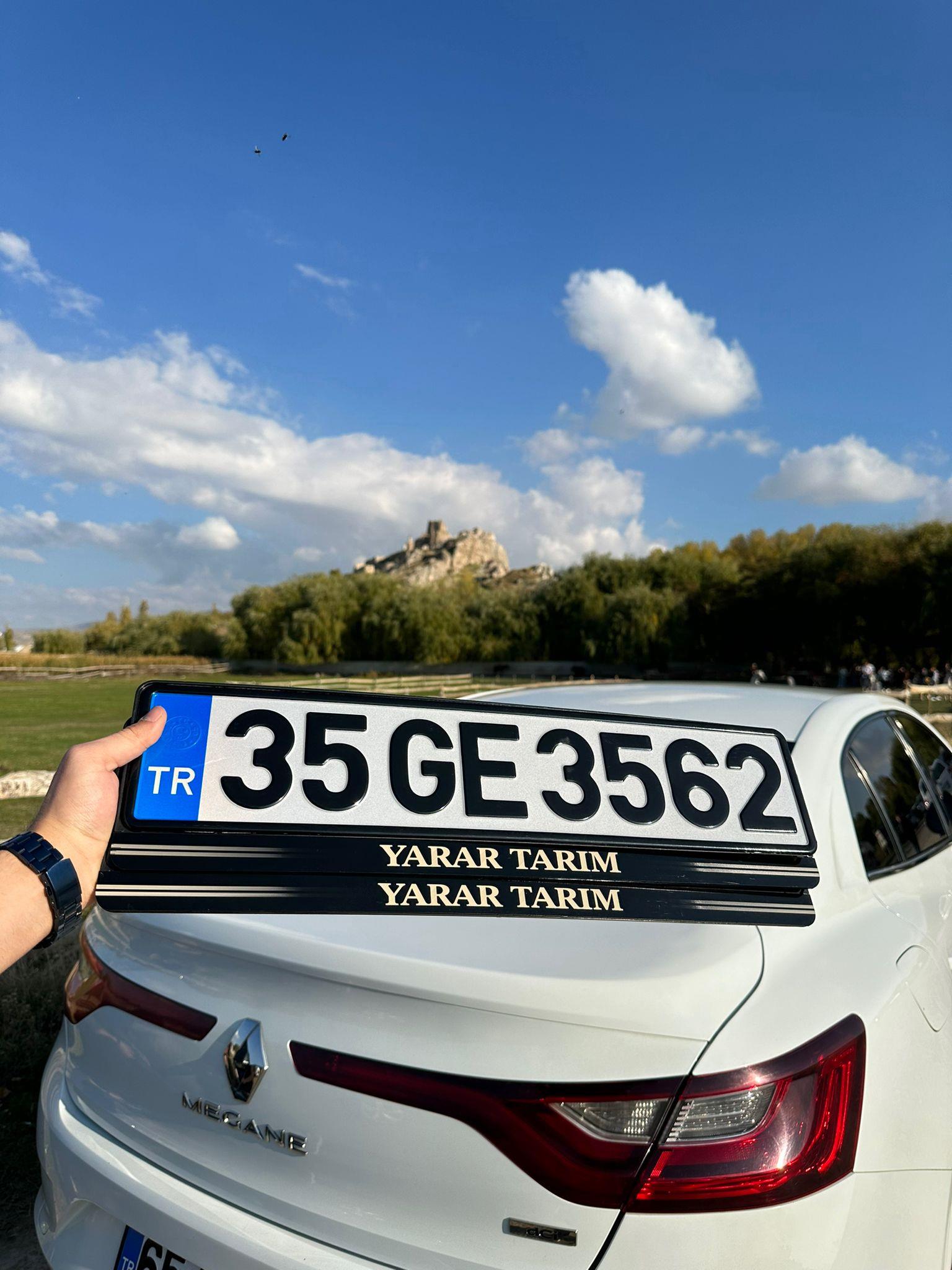 Düz Yazılı, Desenli Kişiye Özel Araç Plakalık