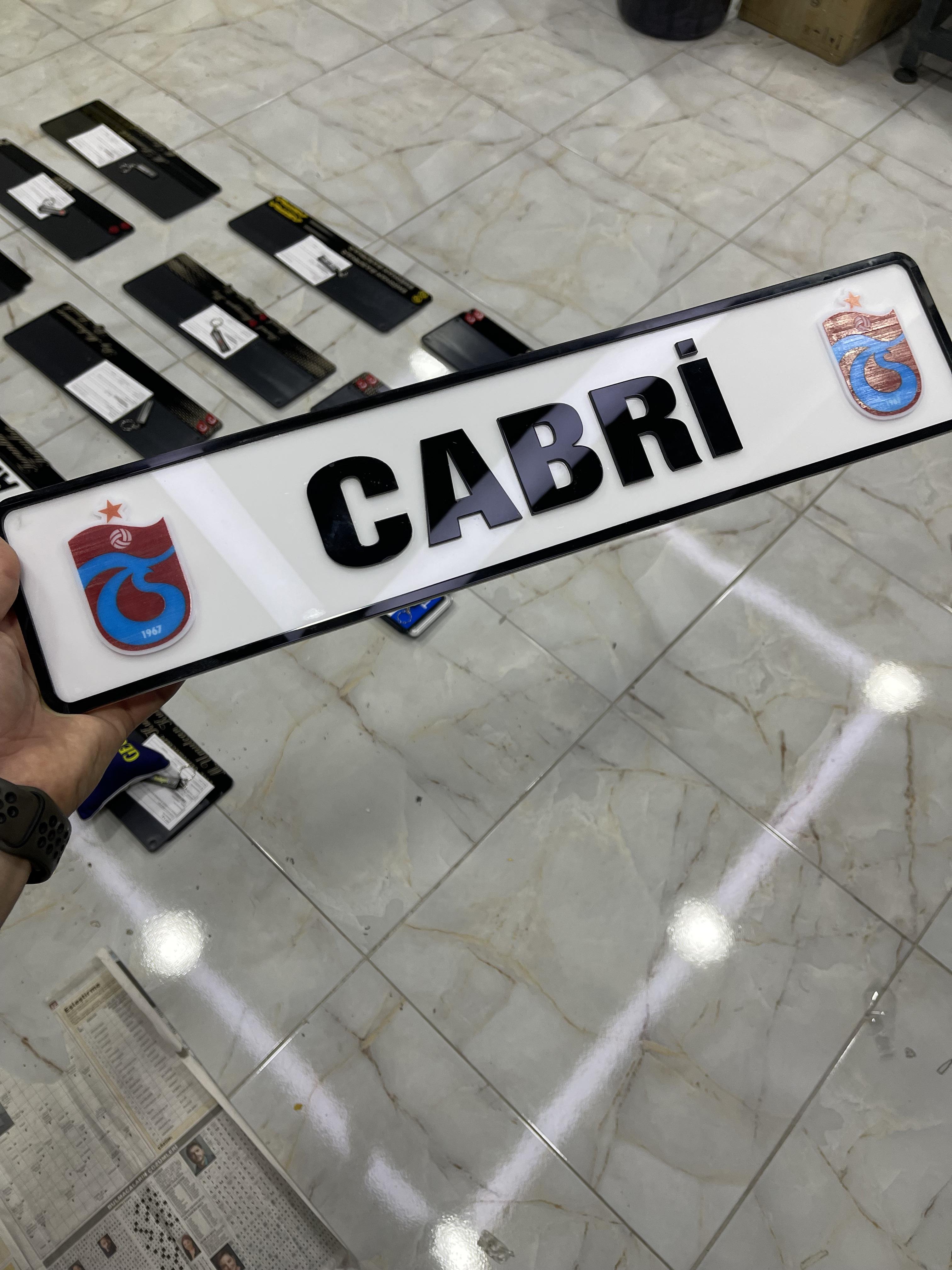 Takım Logolu Kişiye Özel Dekor Plaka