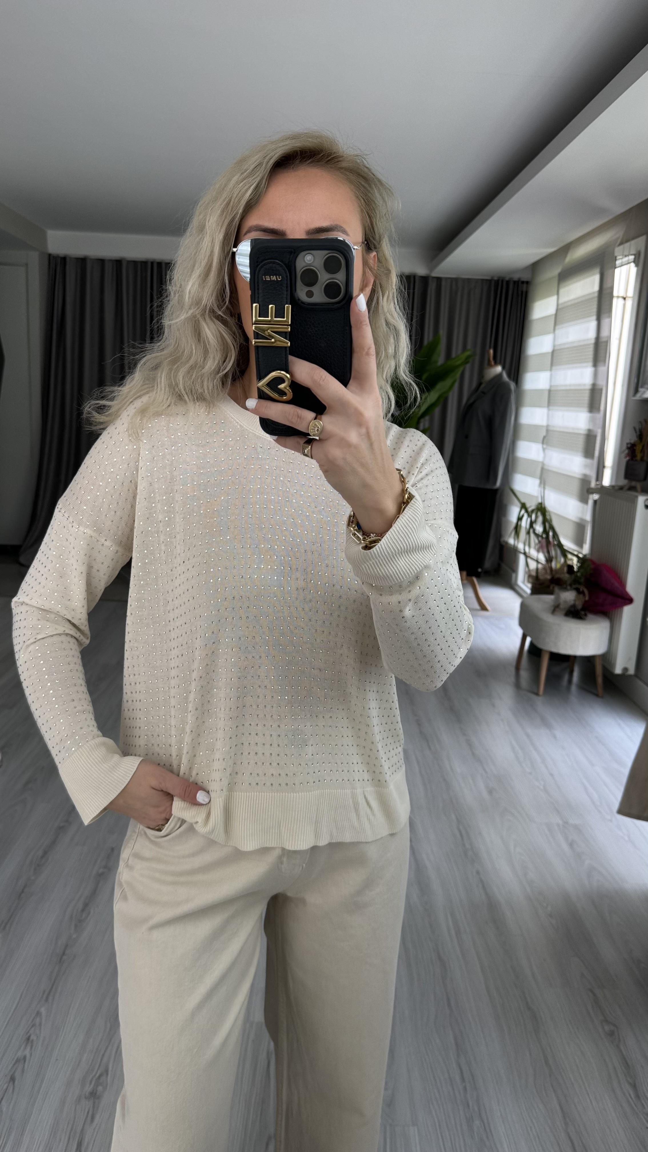 FULL TAŞLI BEJ MERSERİZE