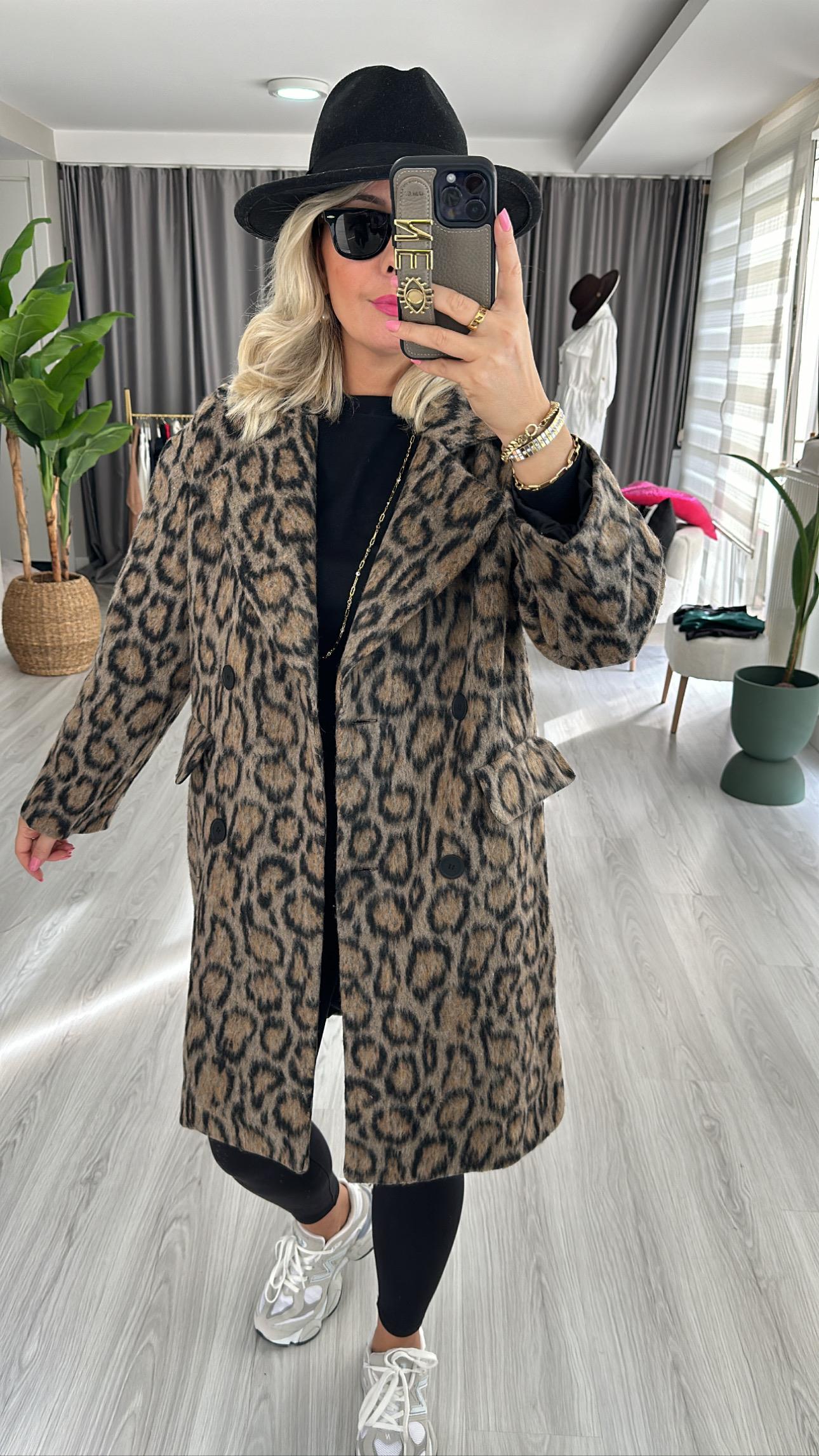 LEOPAR DESEN KABAN