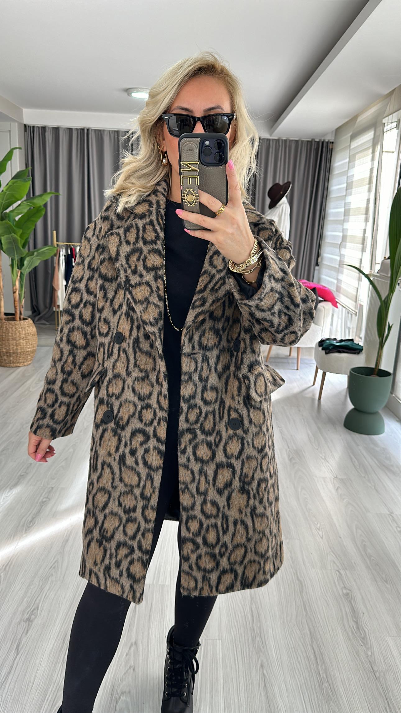 LEOPAR DESEN KABAN