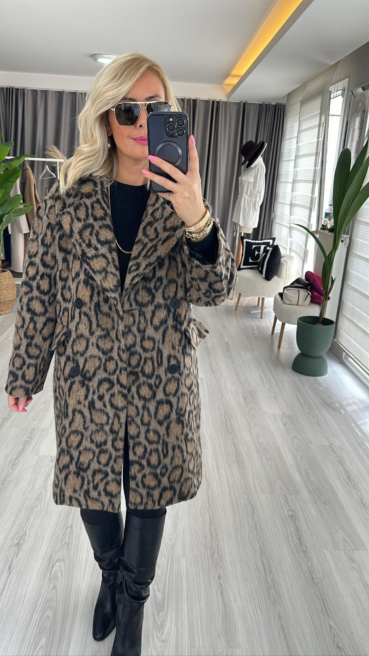 LEOPAR DESEN KABAN