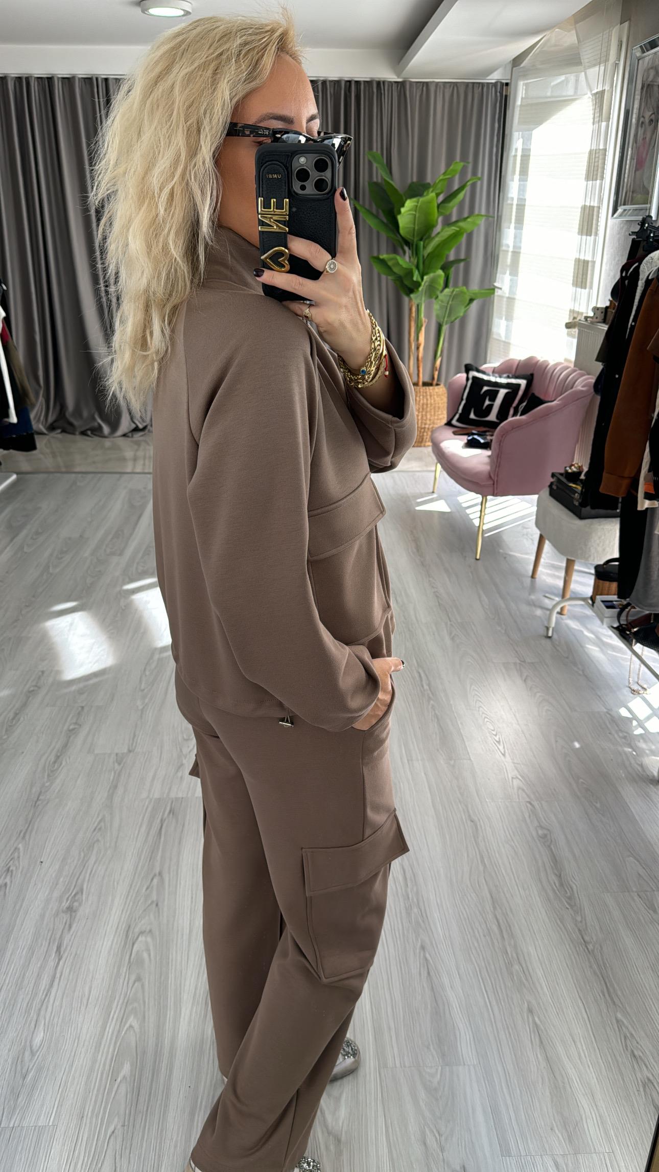 Modal Kumaş Kargo Cepli Vizon Takım