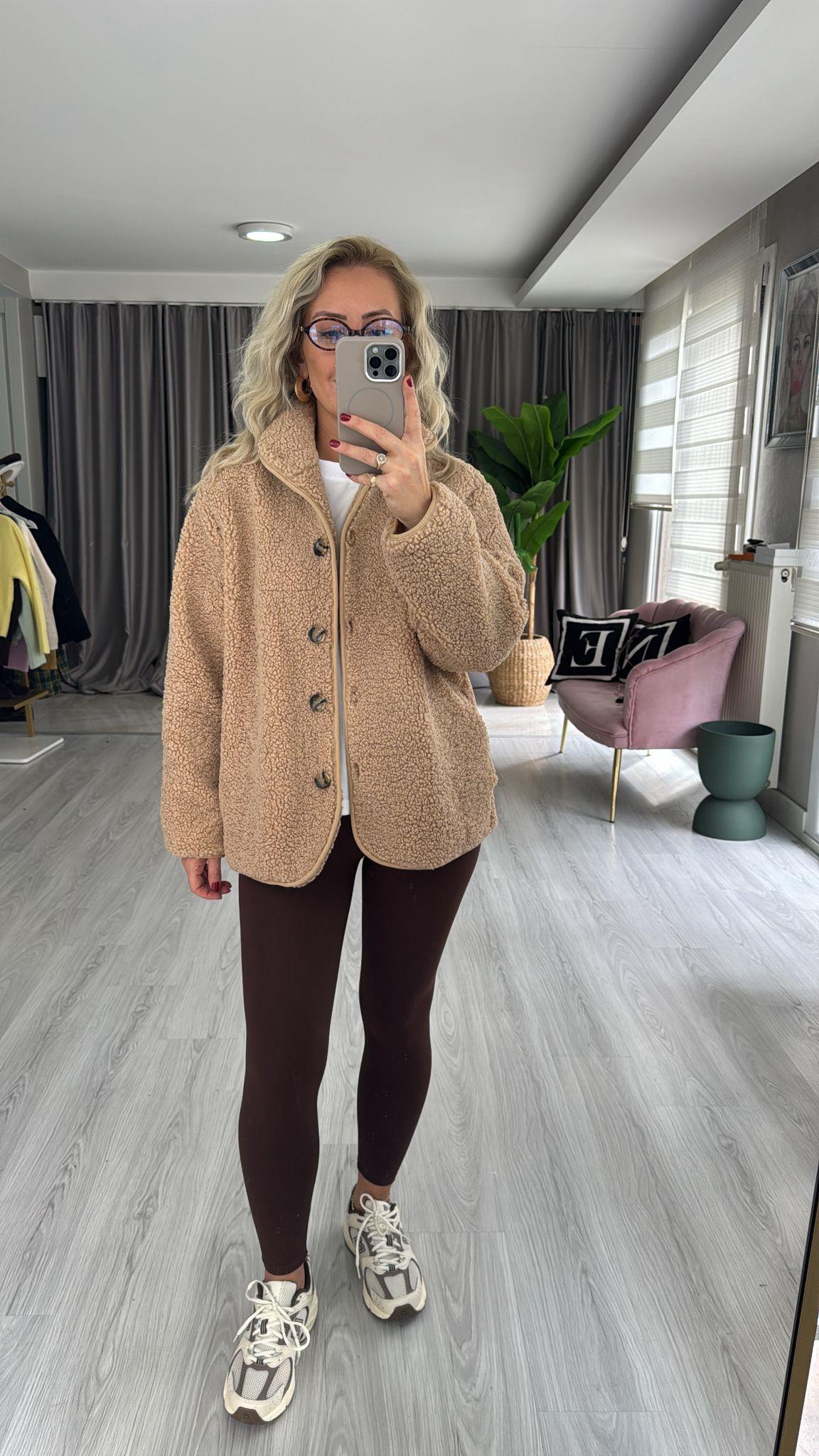 Orijinal Model Camel Teddy Mont