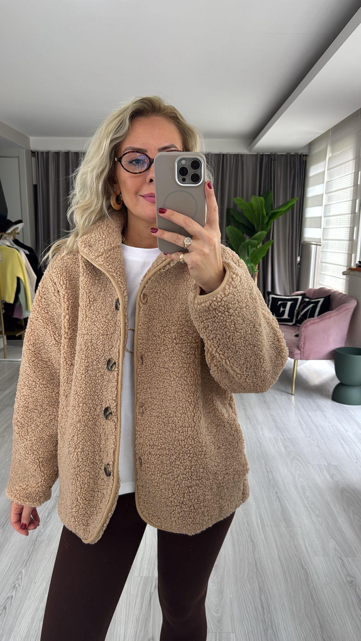 Orijinal Model Camel Teddy Mont