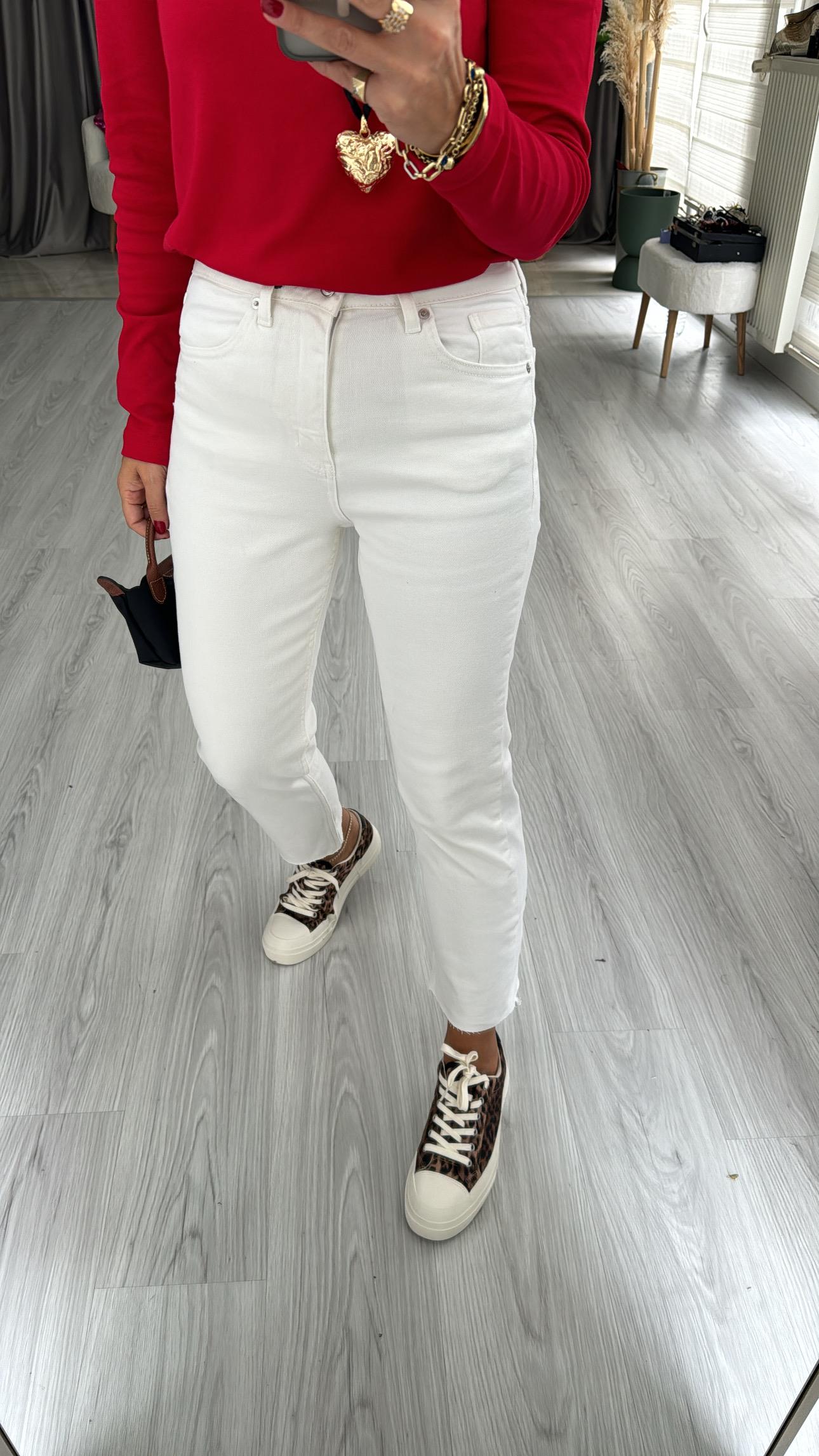 Orjinal Marka Boyfit Ekru Jean