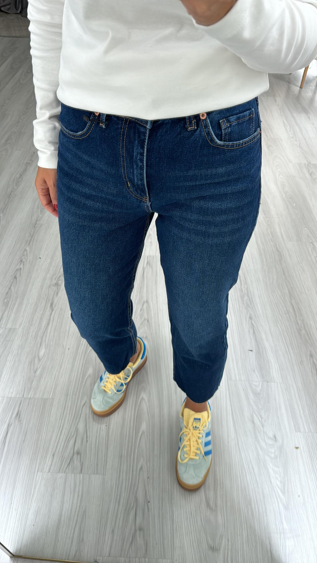 Orjinal Marka Boyfit Lacivert Jean