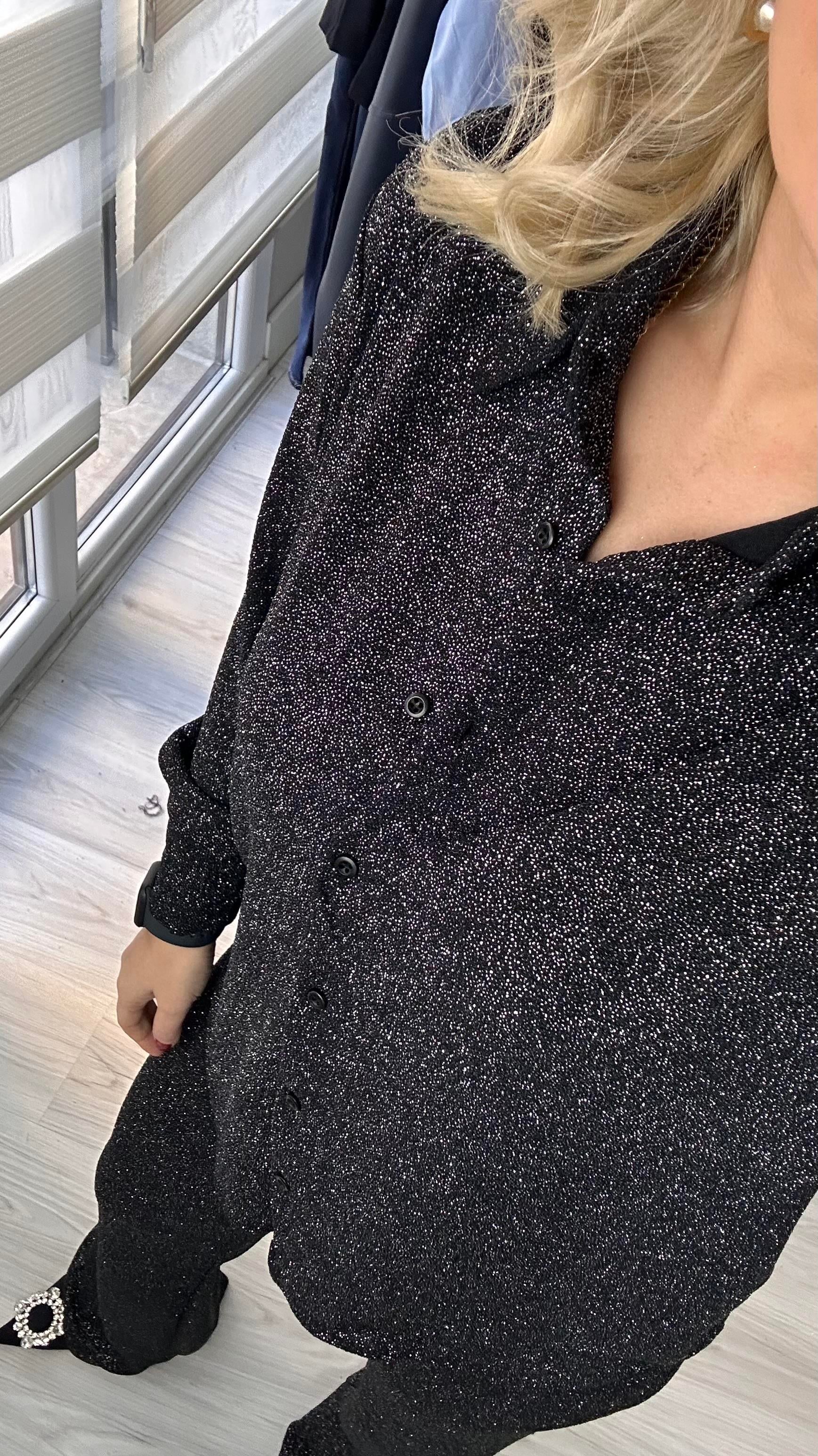 ORJİNAL MARKA LİKRALI SİYAH SİMLİ TAKIM