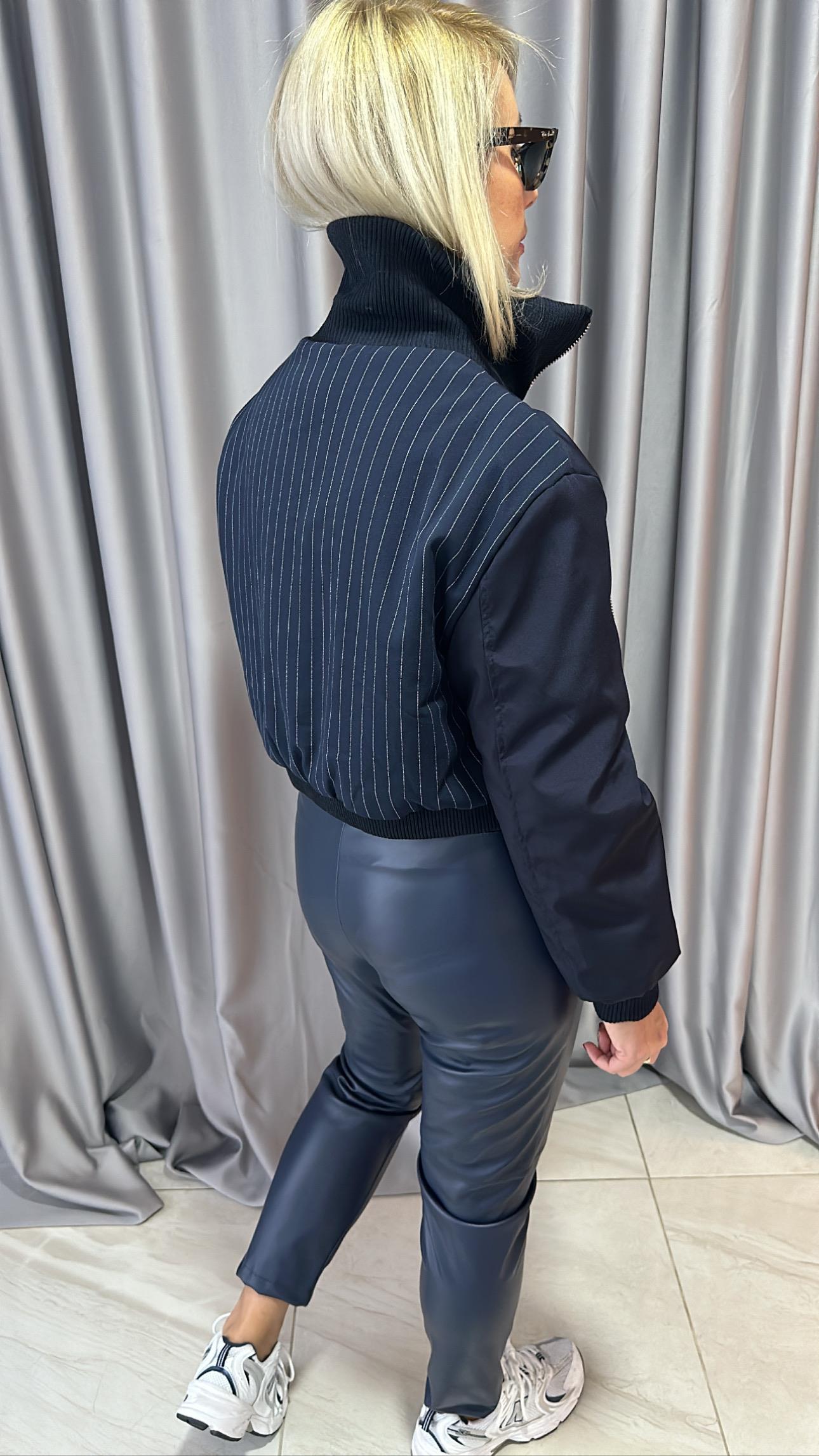 ORJİNAL MODEL FERMUAR DETAYLI BOMBER CEKET