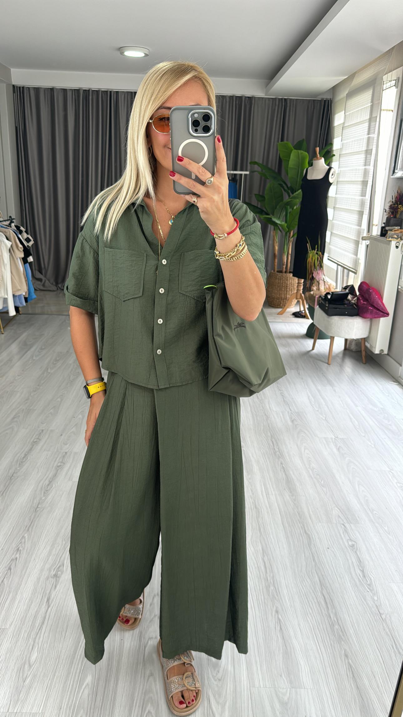 ORJİNAL MODEL KISA KOL HAKİ TAKIM