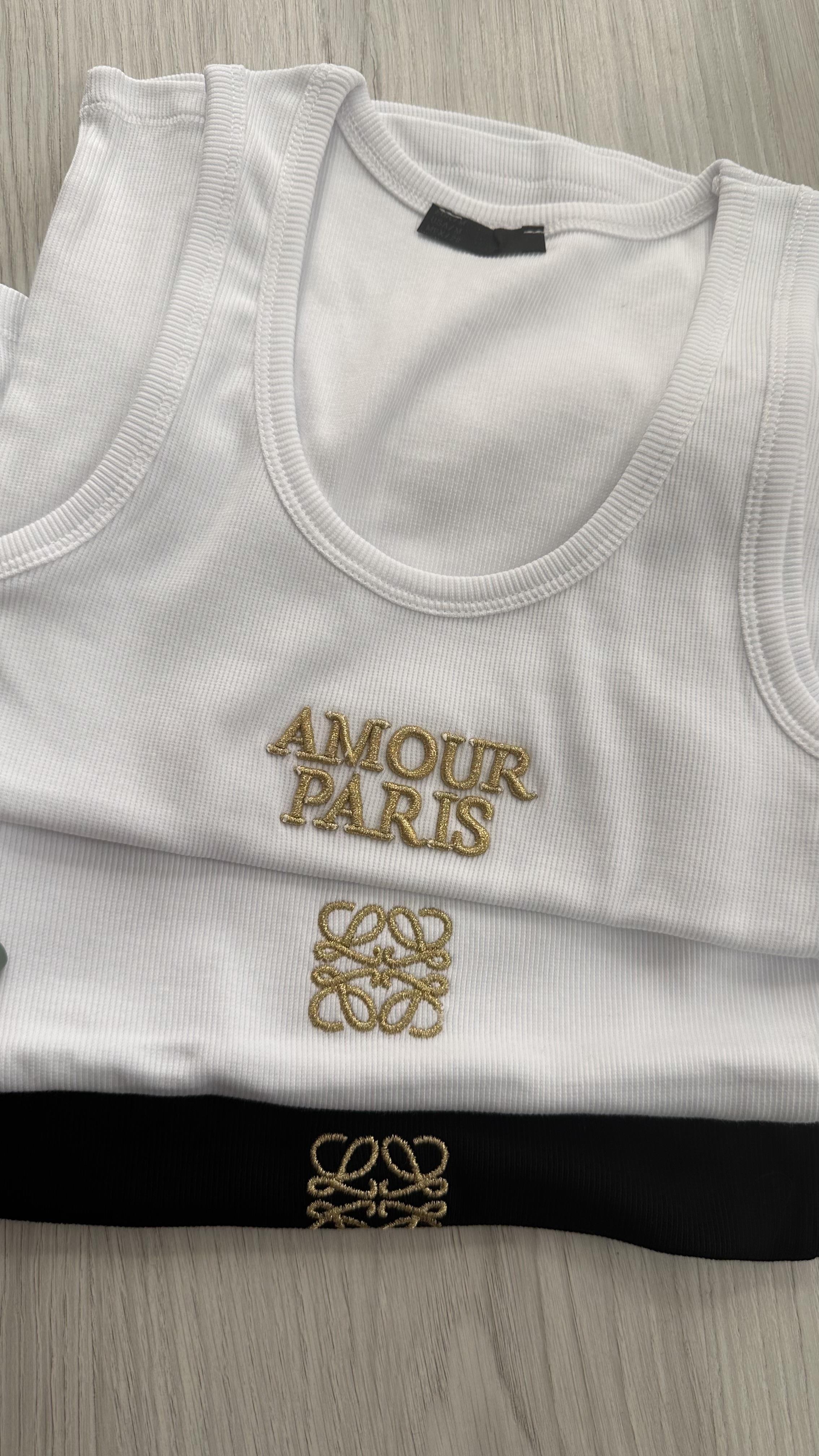 SİMLİ NAKIŞLI, FİTİLLİ BEYAZ ATLET