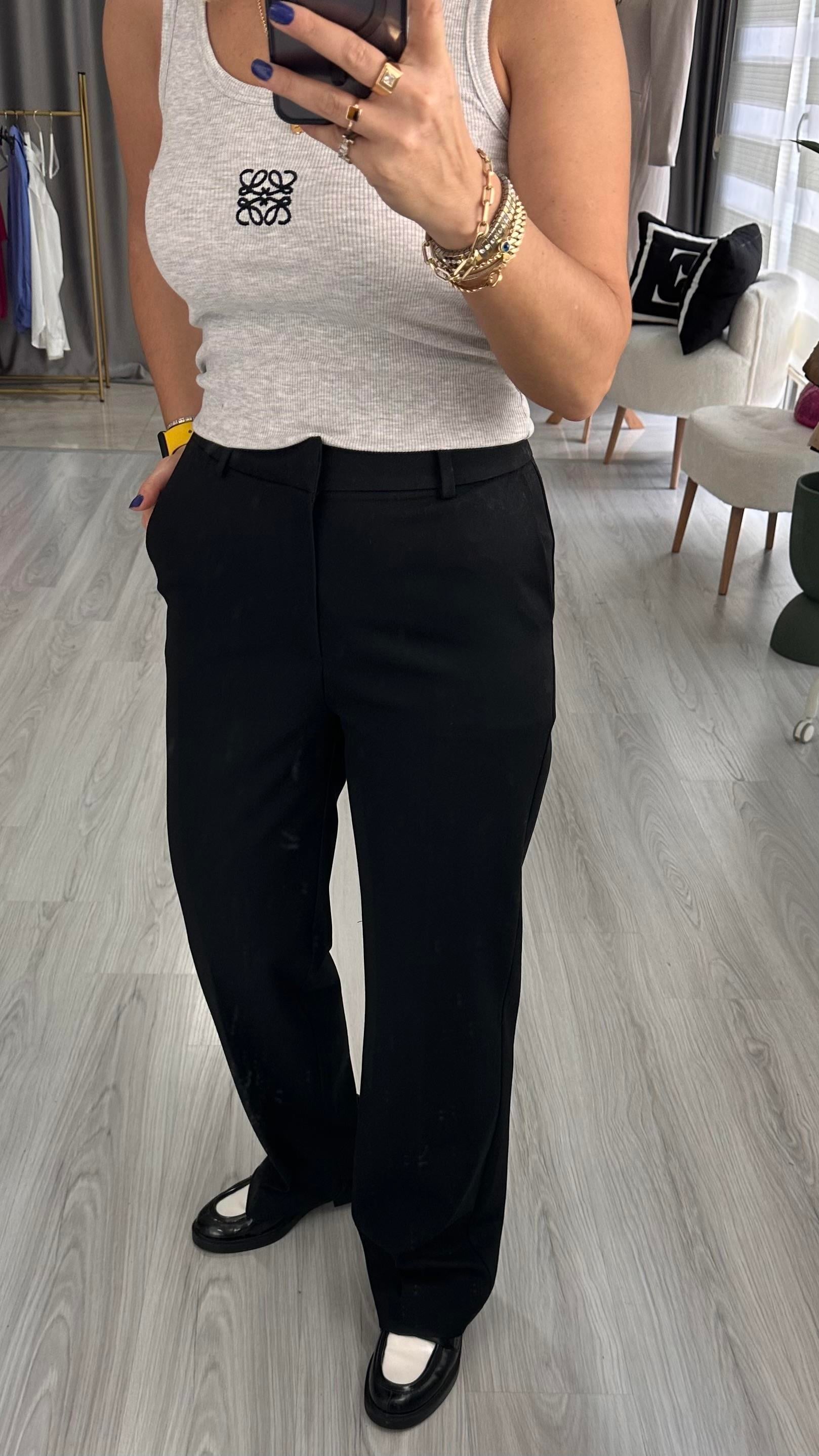 SİYAH KUMAŞ PANTOLON