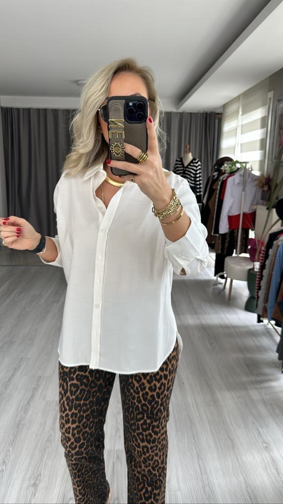 TENCEL EKRU GÖMLEK