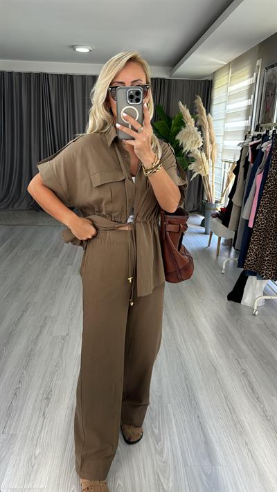 %100 Keten Haki Premium Takım