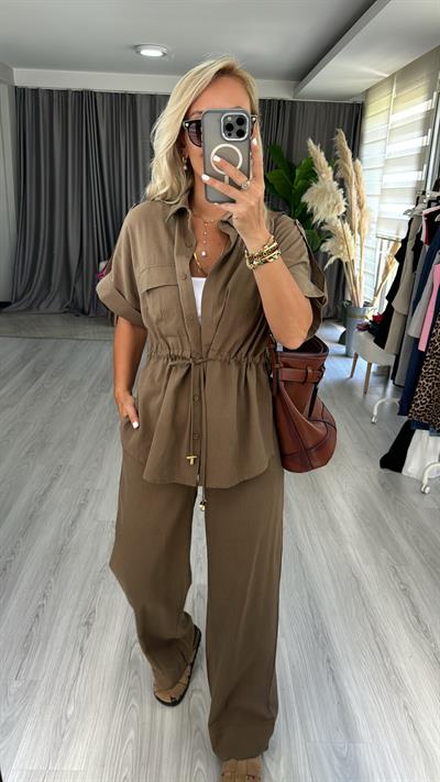 %100 Keten Haki Premium Takım