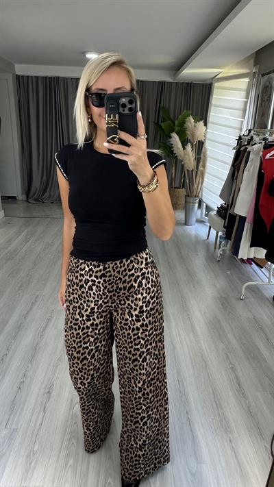 Bol Paça Leopar Jean Pantolon