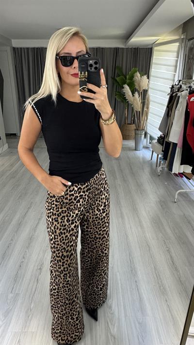 Bol Paça Leopar Jean Pantolon