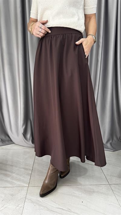 Cepli Kloş Acı Kahve Etek