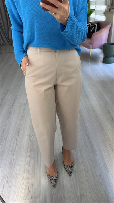 Cos Model Taş Rengi Pantolon