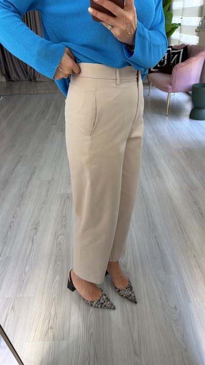 Cos Model Taş Rengi Pantolon