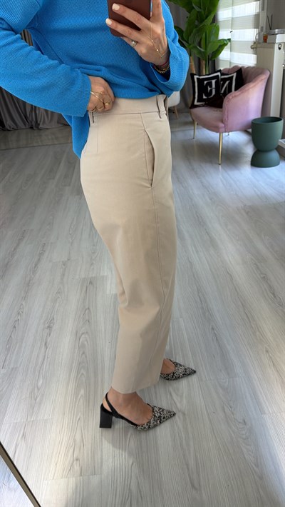 Cos Model Taş Rengi Pantolon